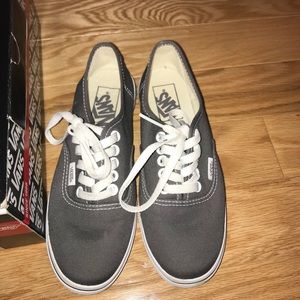 BRAND NEW NEVER WORN!!! Grey Vans